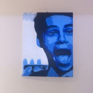 It’s a painting of Dylan O’Brien I’ve done myself